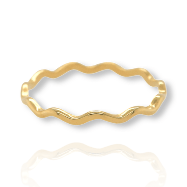 Gold Curvy Ring